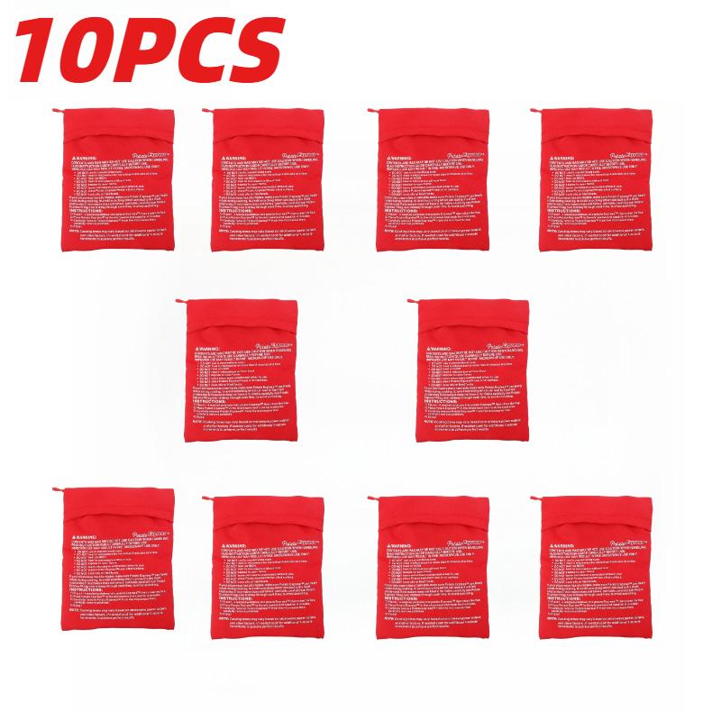 1-10pcs Microwave Potato Bag Reusable Roasted Potato Corn Pouch Microwave Baking Cotton Bag Portable Home Kitchen Cooker Gadgets