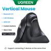 Ugreen Ergonomic Mouse, Wireless Bluetooth Vertical Mouse, Type-C Charging Vertical Grip Mouse, Anti Mouse Hand Soft Sound Mouse