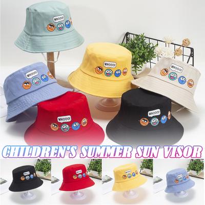 Summer Baby Hat Boy Girl Cotton UV Protection Sun Cap Children Panama Beach Kids Bucket Hat Infant Sun Visor Caps