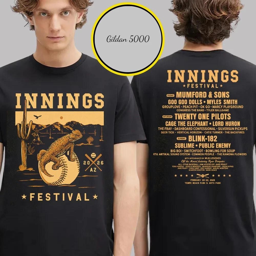 Innings Festival 2026 TShirt Tempe AZ Merch Tee Unisex T-Shirt XXL