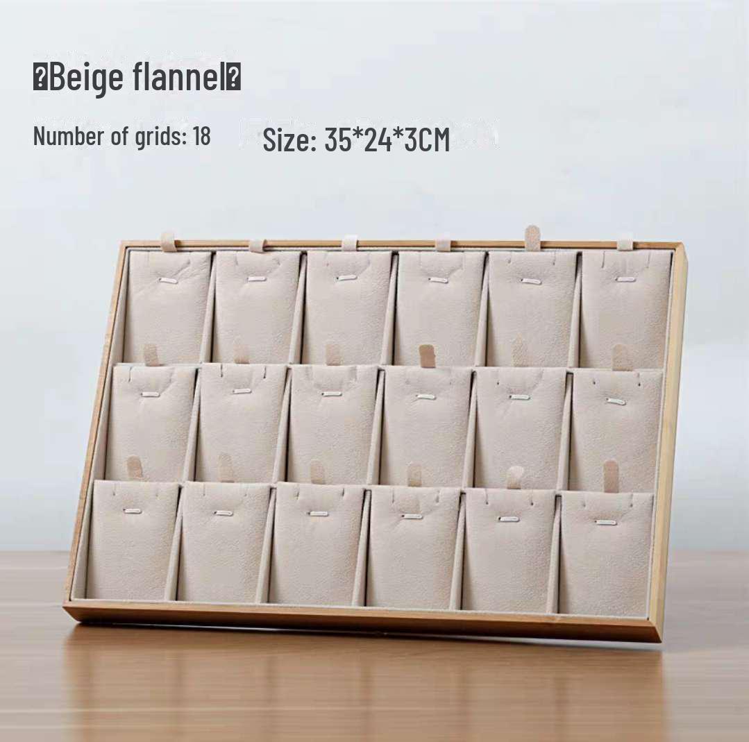 

Подставка для ювелирных изделий из бамбука и дерева для ожерелий, браслетов и подвесок Standard