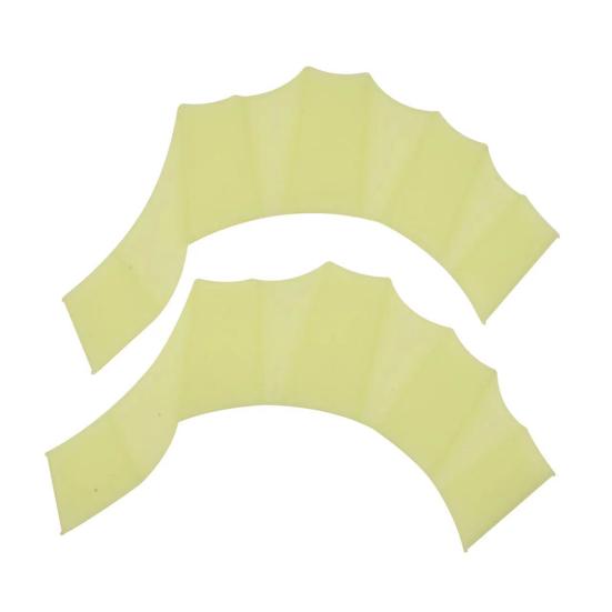 1 Pair Silicone Swimming Hand Fins Kids Adults Beginner Professional Aquatic Swim Training Fins Webbed Flippers Palms Swim Gear