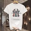 Clearance Summer New Short-Sleeve T-Shirt for Men, Round Neck, Printed Trendy Korean Style Half-Sleeve Base Shirt Top