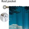 Beauty Scenery Home Interior Curtains 2 Pieces Elegant Room Curtains for Camera Tulle for Bedroom Window Curtain Shades Living