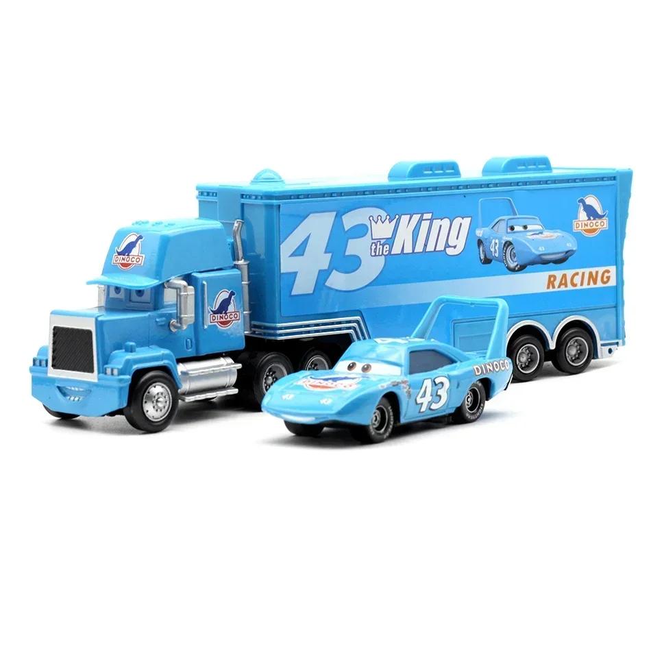 New  Pixar Cars And Truck Set Lightning Mcqueen Uncle Mike Model Trucks Racing Car New Year Christmas Gift For Boys