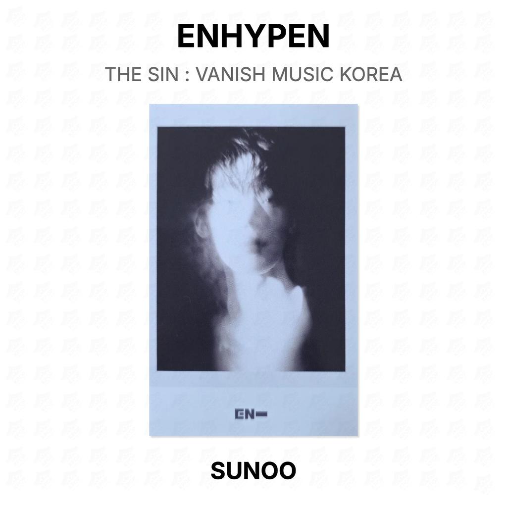 ENHYPEN THE SIN : VANISH MUSIC KOREA Official Photocard