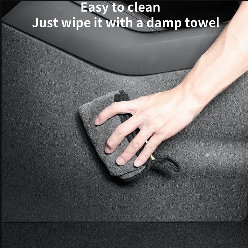 For Tesla Model Y Juniper/Launch 2025 Central Control Side Anti Kick Pad TPE Anti-Dirt Protective Cover Car Interior Accessories