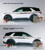 Ford Explorer Body Stripes: Custom Waistline Decal Stickers for Car Personalization