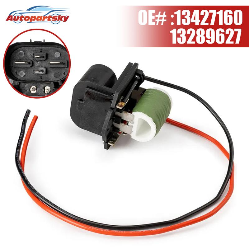 

New Radiator Fan Blower Motor Resistance 13427160 620-658 For Chevrolet Cruze 1.4 1.8 2.0L For Opel Verano 2.4L For Buick Verano