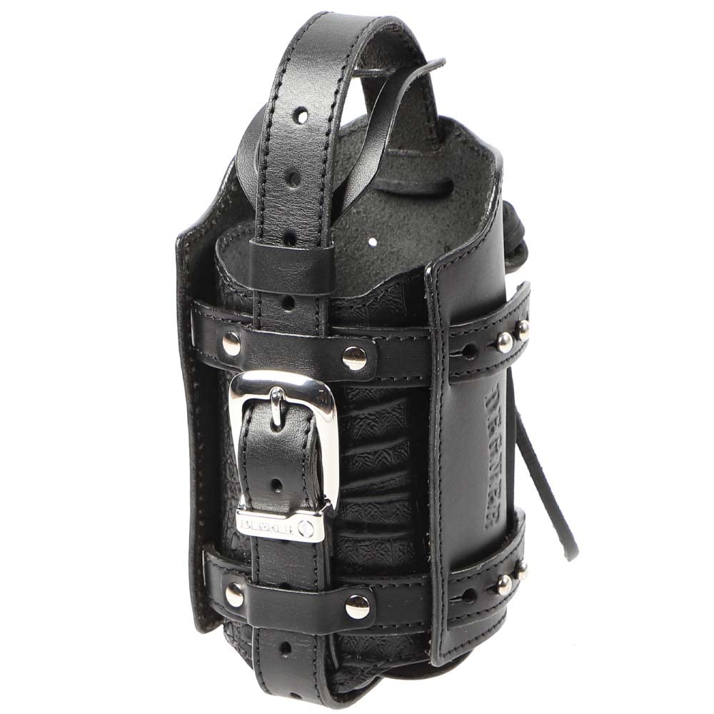 

DEGNER Gasoline Can Holder GASOLINE CAN HOLDER Height Can Hold Diameter Croco 20~28cm 7.5~9.4cm DH-5A (Black - Black)