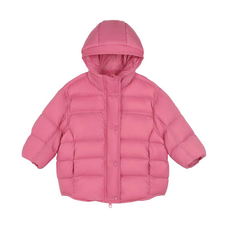 LUSON Okids Girls' Mid-Length Thickened Duck Down Jacket