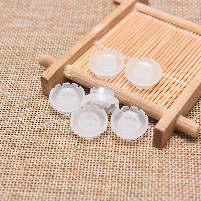 50/100pcs Eyelash Grafting Eyelash Blossom Cup Sun Flowering Glue Holder Ring