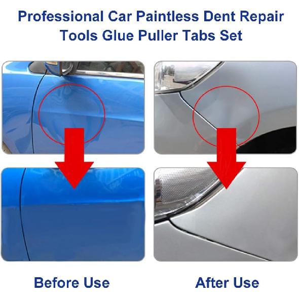 Dent Glue Tabs,30pcs Car Dent Puller Tabs Paintless Dent Repair Tools Set for Automobile Dent Repair Hail Damage Removal Tools