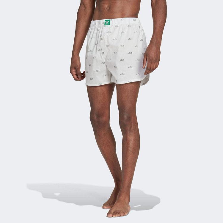 Adidas Originals Comfort Cotton Woven Patterned Boxer Shorts 2-Pack Men Bottoms GB0883