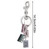 Vintage Cassette Tape Keychain Retro 90S 80S Accessories For Women Girls Backpack Purse Charms