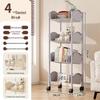 Miling 4-Tier Mobile Storage Utility Cart