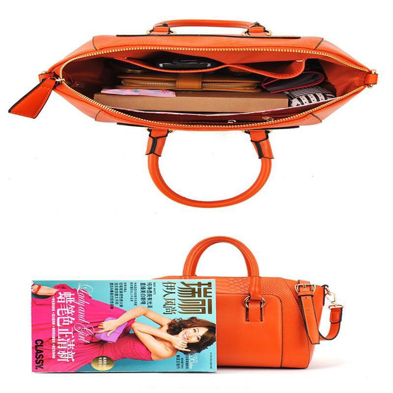 Retro-Handtasche für Damen mit Krokodil-Textur für den täglichen Gebrauch