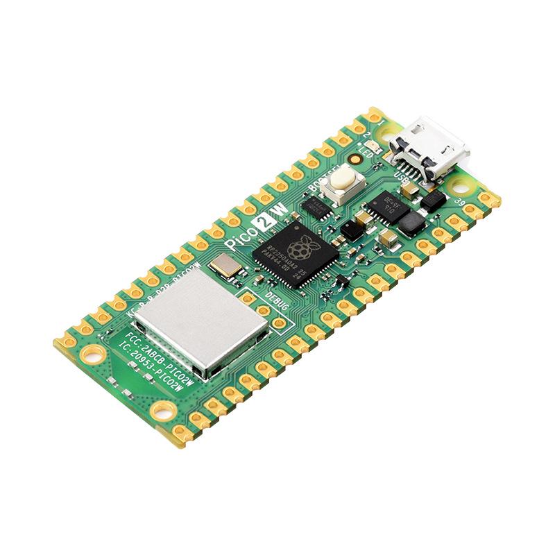 Raspberry Pi Pico W 2: Dual-Core RP2350, WiFi 4, Bluetooth 5.2 Development Board