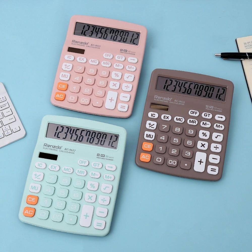 Dual Power Supply Solar Calculator 12 Digits Scientific Calculator  Office School Supplies