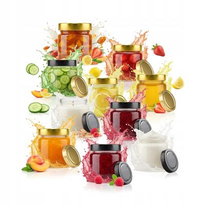 20x ATENA Jars 225ML for Candles Jam Honey Wedding Gift 20pcs + Lid