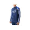 Nike Letter Pattern Mock Neck Slim Fit Long Sleeve T-Shirt Men Tops Navy-Blue HJ7782-411