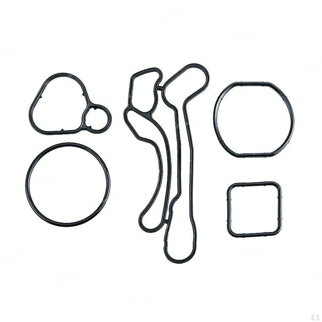 Engine Oil Cooler Gasket Rings 55354071 55353331 15 Pieces Set Fits for Aveo Aveo5 55353321