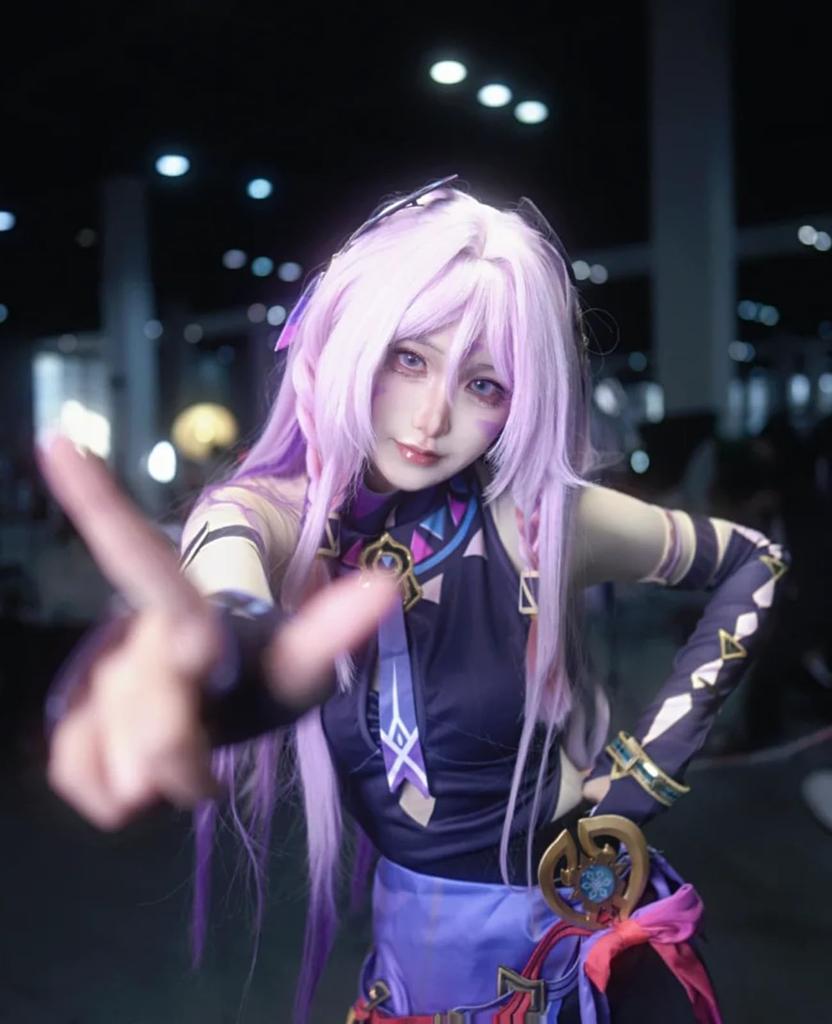 Genshin Impact Citrali Cosplay Genshin Impact Full Set with Adult School Festival Costume [CR ROLECOS] Costume, Cosplay, Wig, Costume, (XXL)