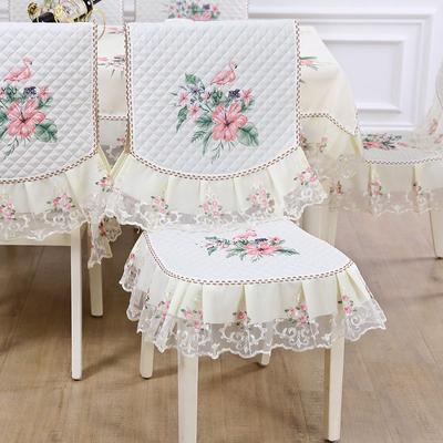 Thickened Chair Cover Dining Table Decor Chair Covers Household One-piece and Split Type Chair Covers Seat Cushion Backrest Dust Cover