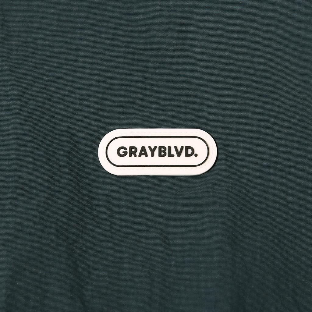 Grayblvd Bastu Piping Windbreaker (Bluegreen)
