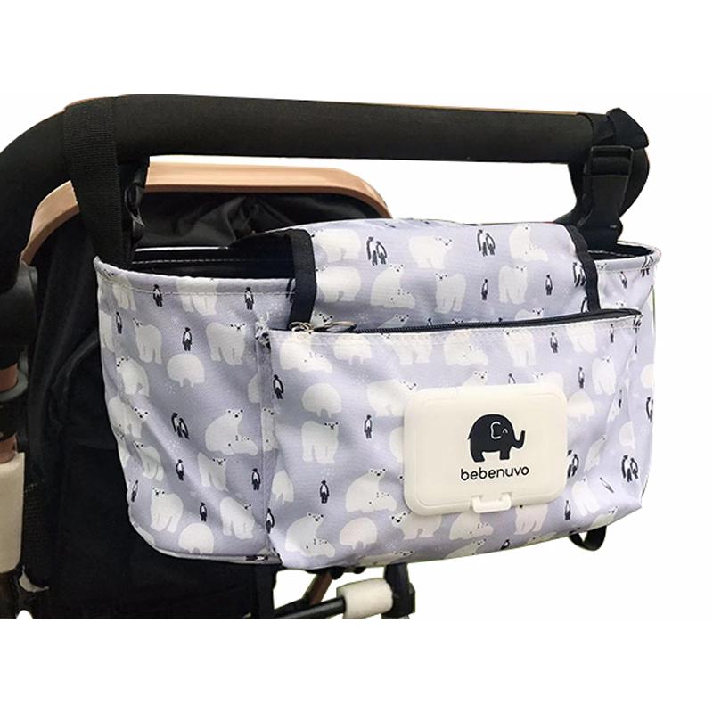

Waterproof Stroller Mummy Bag Baby Diaper Nappy Bag Baby Organizer Bag Travel Carriage Cart Basket Hook Stroller Accessories