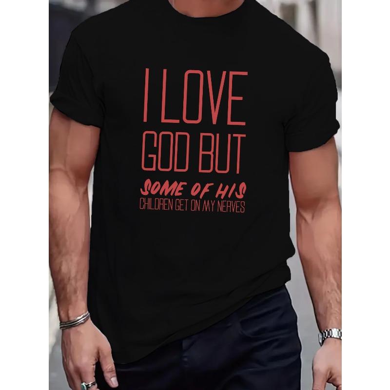 

Love Men s Casual Grew Neck Short Sleeve T-Shirt for Summer, Relaxed Fit, Oversized, Cool, Casual, and Fashionable,PLUS SIZE 4XL чорний