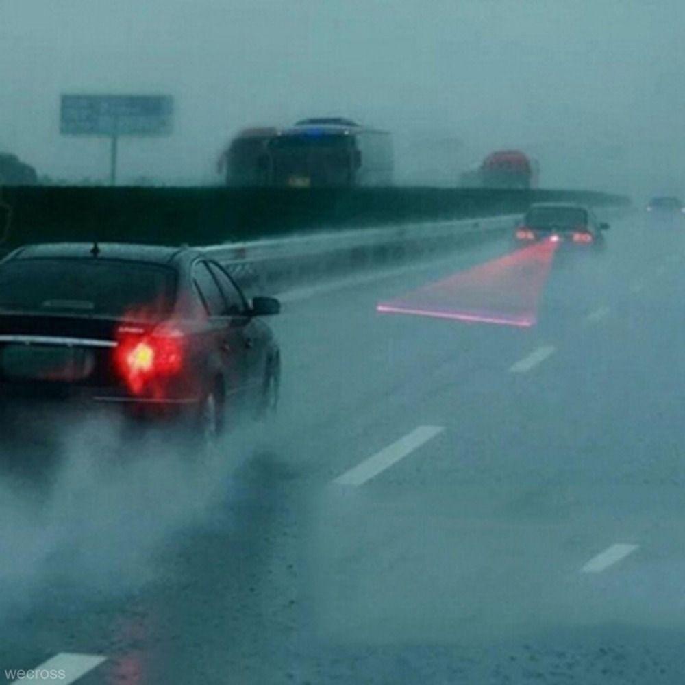 Warning Lamp Car Laser Fog Light Red Line Explosive Flashing Light  Anti-Collision
