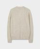 BROOKS BROTHERS Brushed Wool Classic Sweater (Grey) (Bbwrmm4286Zew)