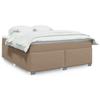 Exclusive House - Slatted Bed Base with Cappuccino Mattress 180x200 Cm