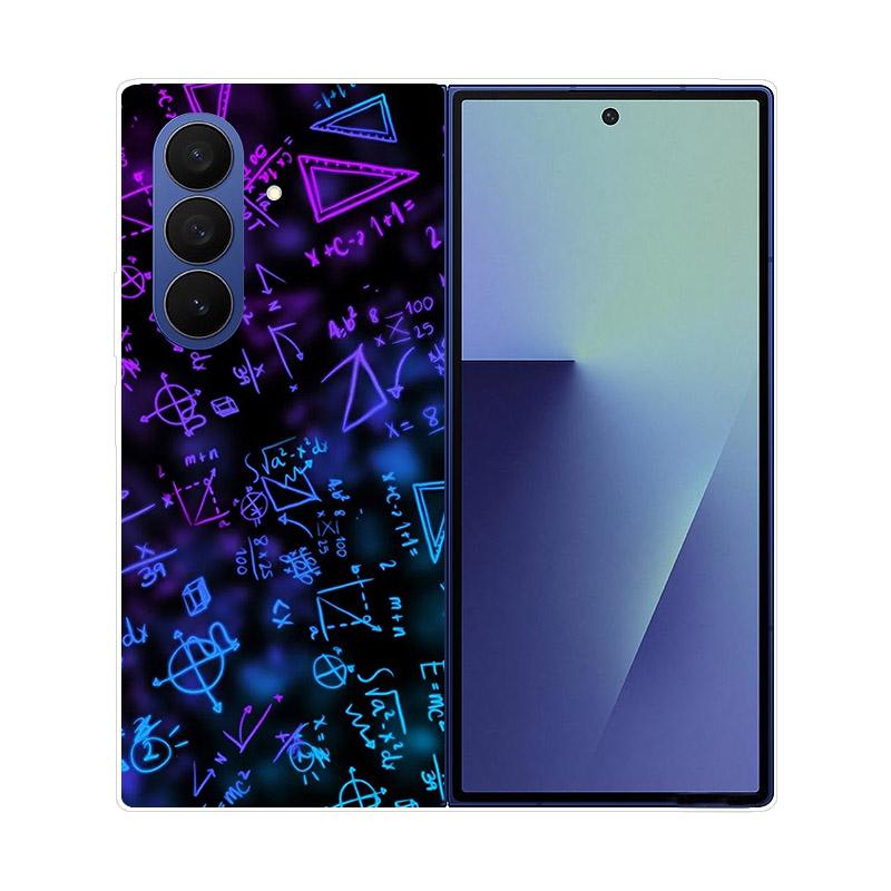 For Samsung Galaxy Z Fold 7 5G Phone Case Cover Transparent Back Protective Shell Coque For Samsung Z Fold7 Clear Hard PC Fundas