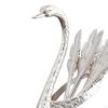 Coffee Spoon Holder Decorative Swan Base Set Teaspoons Flatware Spoons