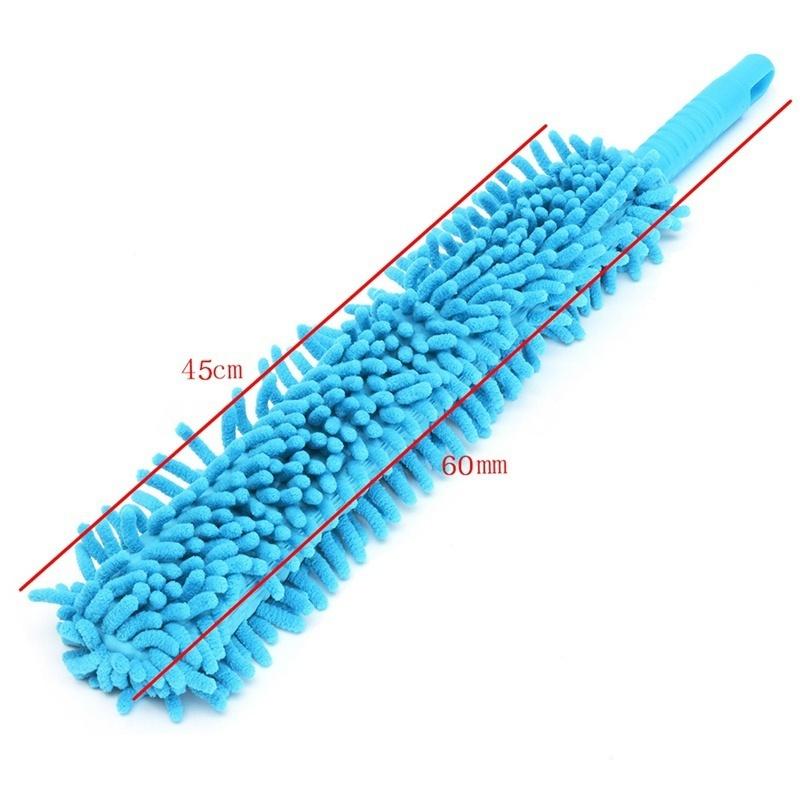 Car Wash Brush Flexible Xtra Long Microfiber Noodle Chenille Alloy Wheel Cleaner