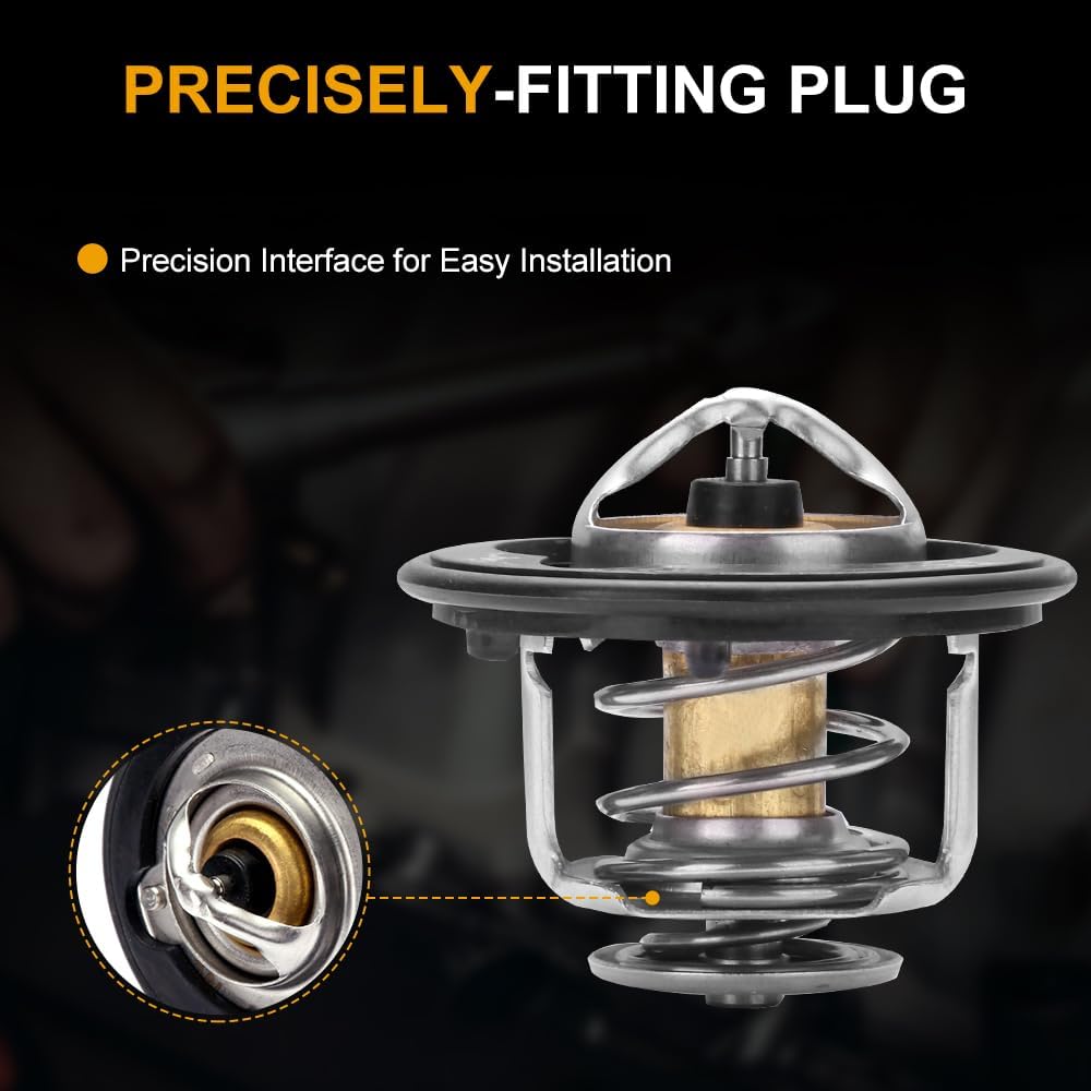 ROADFAR Engine Coolant Thermostat 19301-PAA-306 Fits for Honda Civic 1992-2003, for CR-V 1997-2001, for Accord 1990-2002 Thermostat Housing Assembly