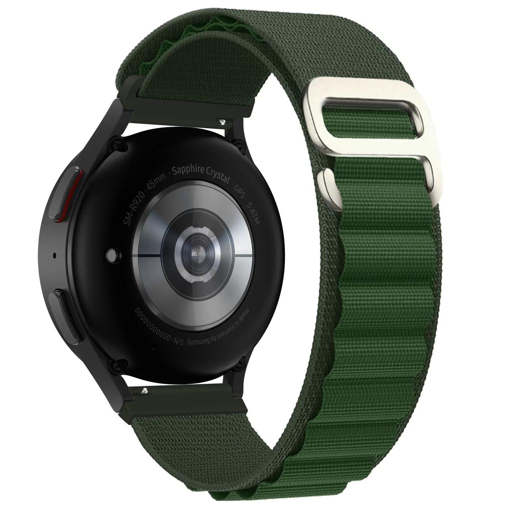 20 22mm Nylon Loop Strap For Xiaomi S4 S3 S2 S1Bracelet Correa For Samung Watch 6 5 4 Active 2 40 44  Sport GTS GTR 4 3 2e GT2 3