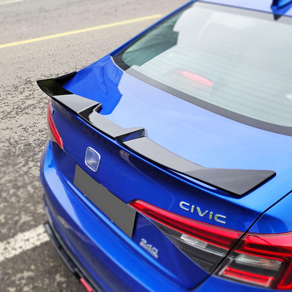 2022 Eleventh Gen Civic Type R Gullwing Rear Spoiler, Non-Destructive Install
