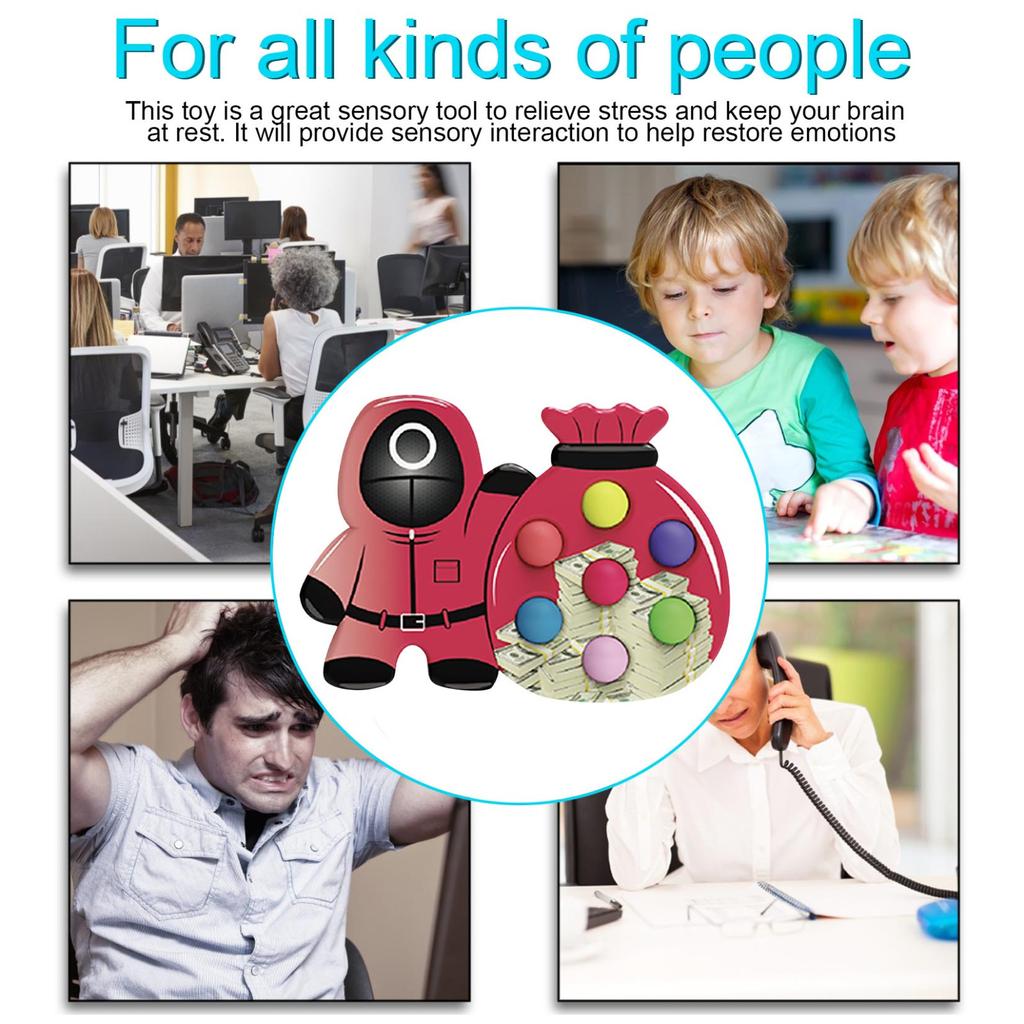 Push Toy,Bubble Sensory Toys For Anxiety And Stress Relief Toy, Toys