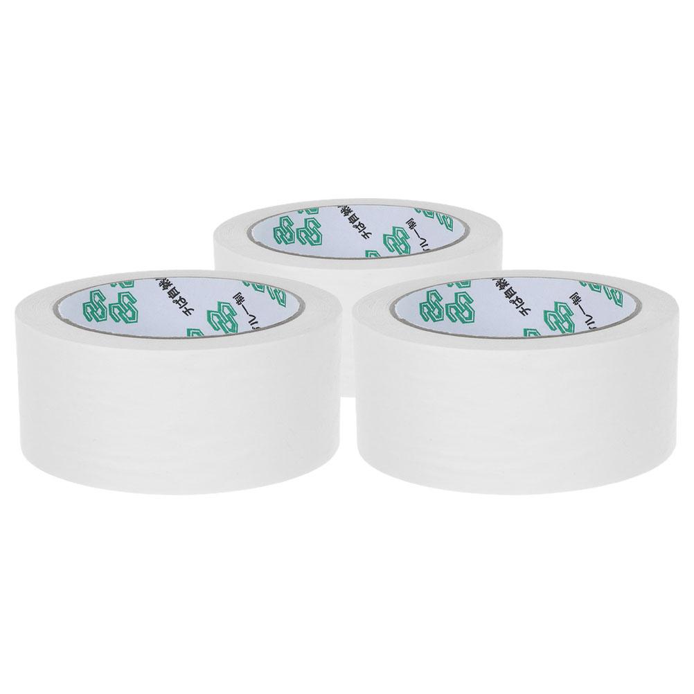 3 Rolls Writable Tape Paper Packing Flatback Flashing Heavy Duty Packaging Thick Kraft