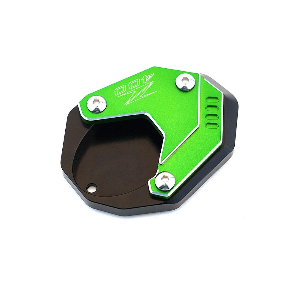 

Новинка для KAWASAKI NINJA 400 Ninja400 Z400 2018-2022 мотоцикла с ЧПУ, боковая подставка для ног, удлиненная подставка, увеличенная Z400 Green