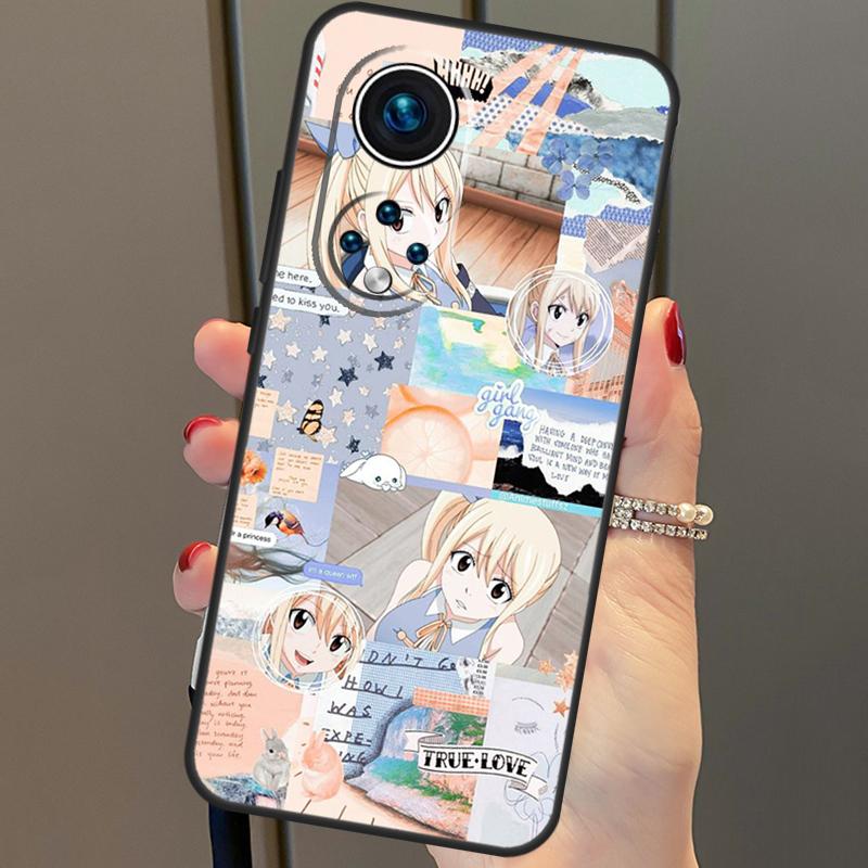 Anime Manga Fairy Tail Pro Huawei P20 P30 P40 Lite Pro P Smart 2019 Nova 9 5T Pouzdro na telefon Pro Honor 50 8X 9X 10i