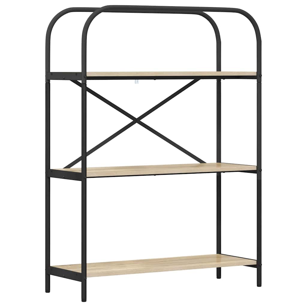 Bookshelf Sonoma Oak 80 x 30 x 109 cm Particleboard