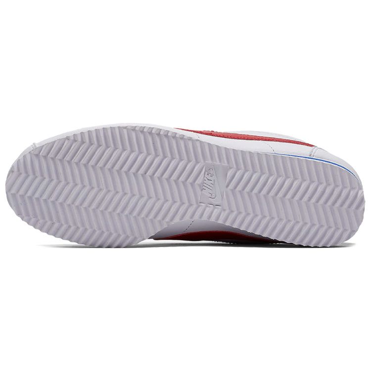 Nike Klasické kožené tenisky Cortez bílo-červené dámské 807471-103