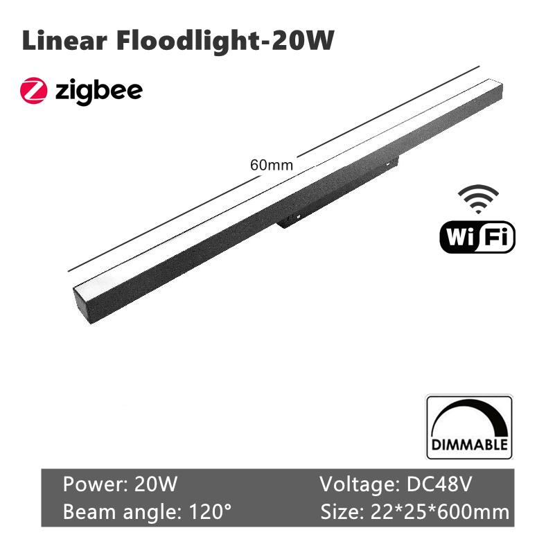 Zigbee Smart WiFi Magnetic Track Lights LED DC48V Dimmable Spotlight Tuya App Alexa Google Assistant Voice Control Rail Lamp