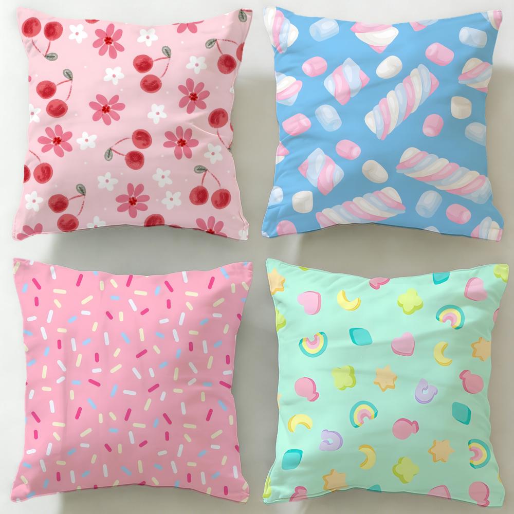Starry Sky Texture Cushion Cover Soft EasyWash Pillow Case Versatile for Couch Bed Travel and Office