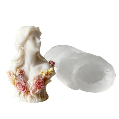 Flexible Robuste Silikonform Wohnaccessoire Tragbar für Göttinnenfigur Gipskunst Leicht zu Reinigen Detailerfassung