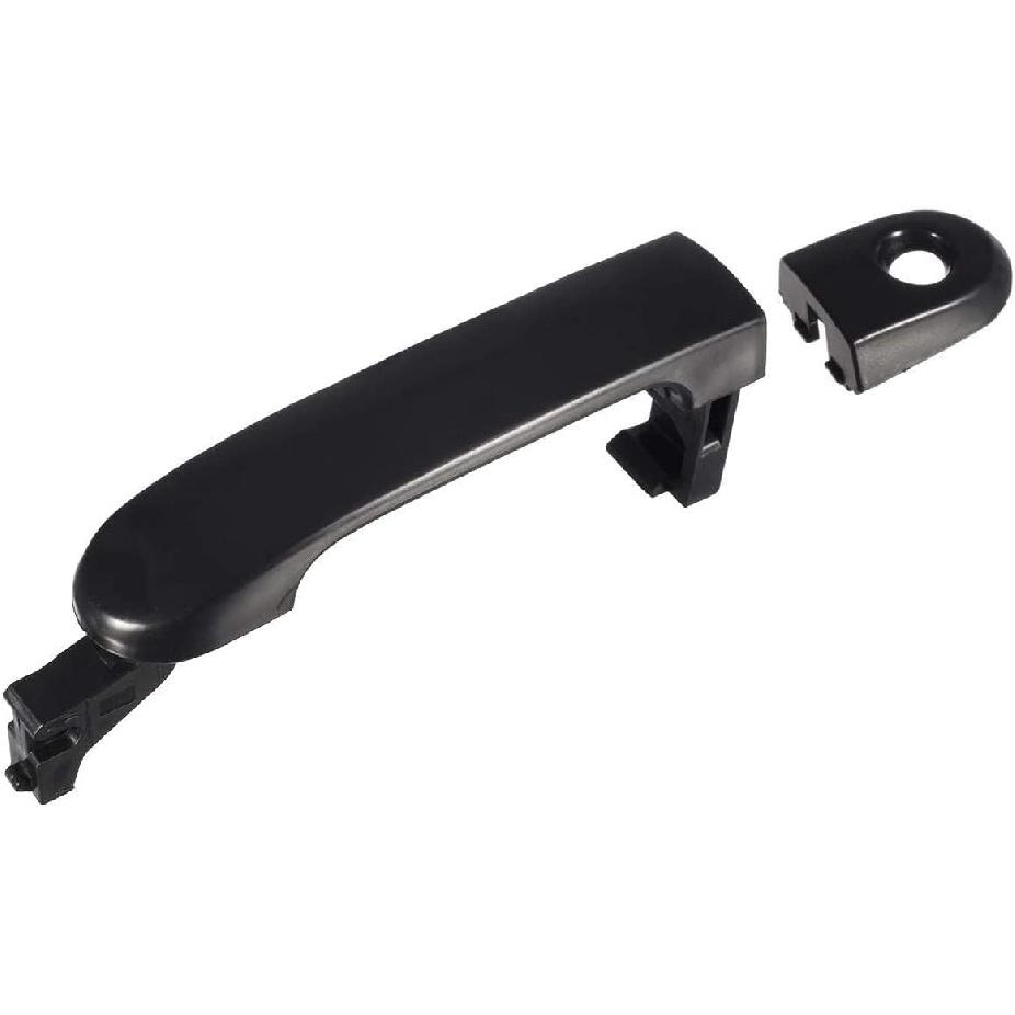 Exterior Door Handle For Nissan Versa 2007-2012, Front Left Driver Side With Keyhole Replaces NI1310130 82363,Black